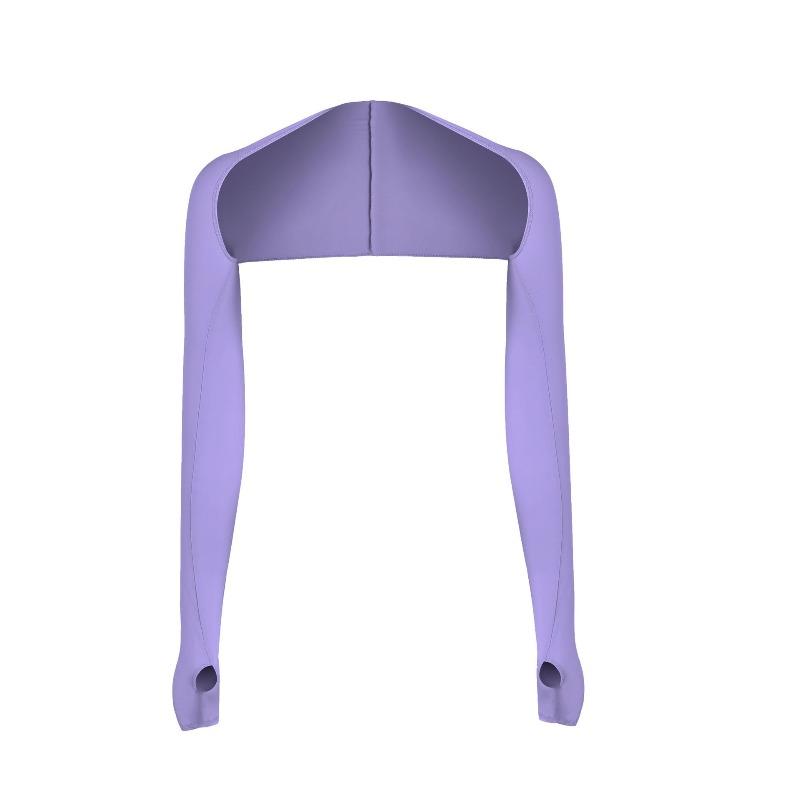 Ice Silk One Piece Shoulder Attached Ice Sleeve Women's UV-Resistant Outer Cover for Golf Sleeve Cover for Sun Protection
