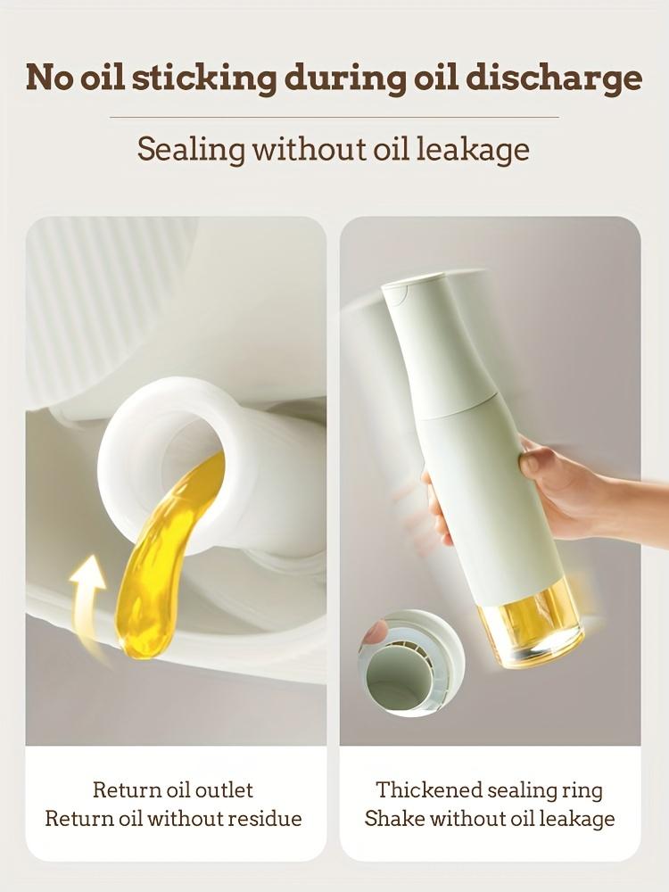 Автоматический стеклянный диспенсер для масла без BPA, герметичная бутылка для приправ для кухни для оливкового масла, уксуса