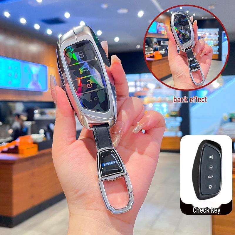 Совместимая металлическая пряжка, чехол для ключа для Great Wall Haval: H2S, M6, F5, F7X, Большой Пес, Божественный Зверь, Яростный Дракон, Дракон Макс, Сова