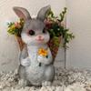 Explosive Outdoor Cute Rabbit Flower Pot Decoration Garden Courtyard Balcony Home Warm Decoration Home Decoration Accessories
