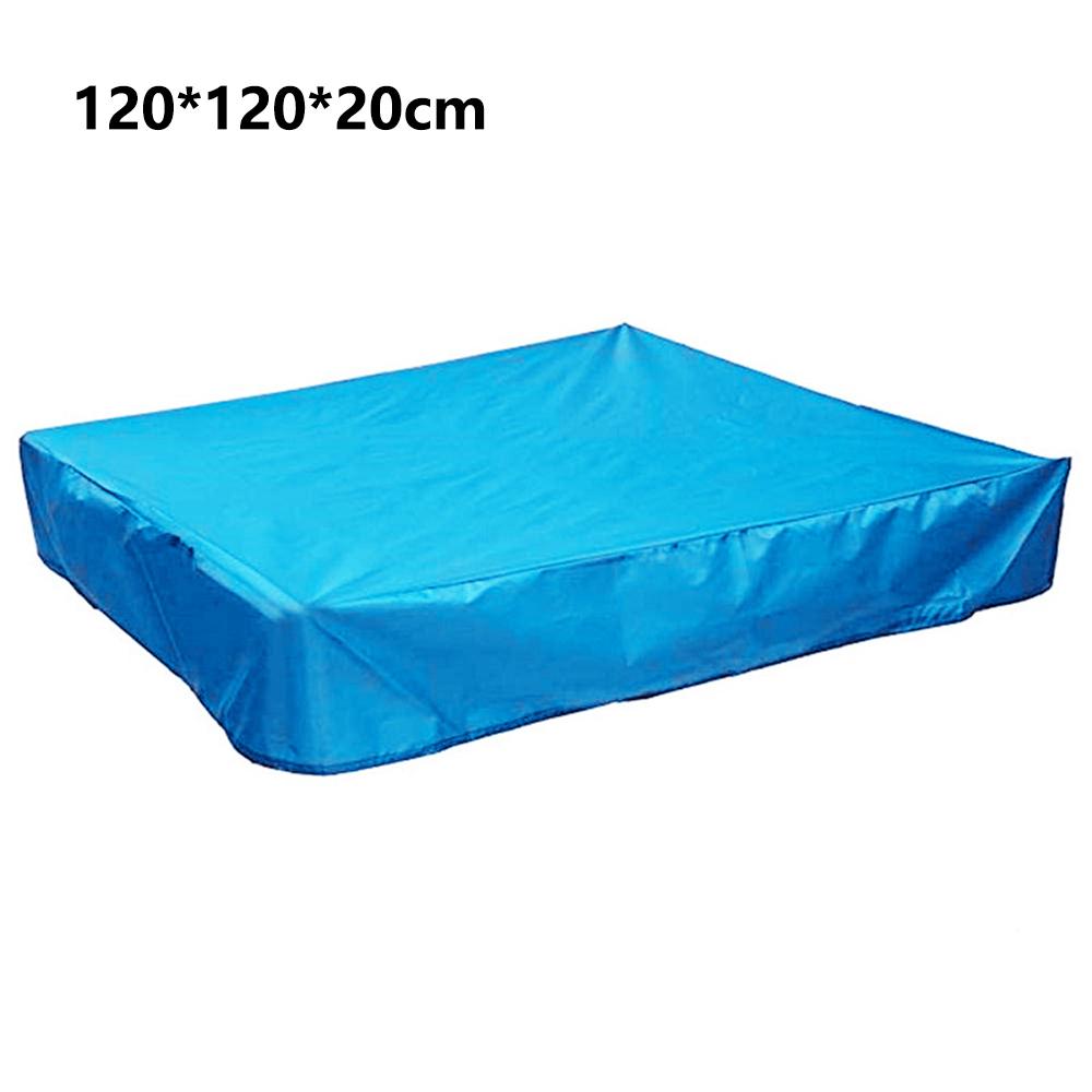 120x120x20см 210D Оксфордская ткань Покрытие для песочницы Квадратное покрытие для бассейна со шнурком Покрытие для песочницы