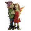 [R7062] - 'Pixie Couple' Love Figurine - 12 Cm
