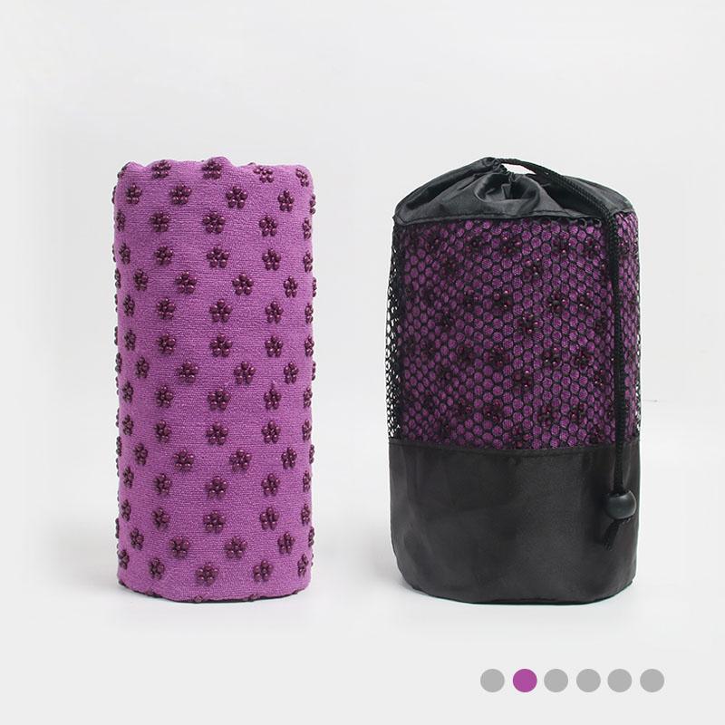 Нескользящее полотенце для горячей йоги, коврик для пилатеса, одеяло для йоги, впитывающее пот, портативный коврик для фитнеса и медитации, одеяло для активных тренировок и путешествий