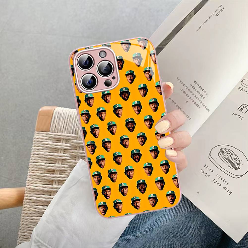 T-Tylers The Creator Rapper For IPhone 14 13 12 Mini 11 Pro XS Max X XR 14 Plus Tempered Glass Cover