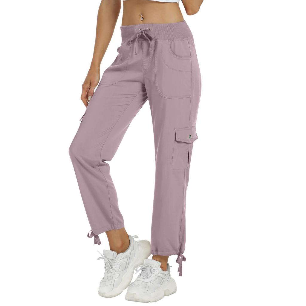 Женские походные брюки, легкие, быстросохнущие, спортивные, для путешествий, повседневные, свободные, удобные, с милыми карманами