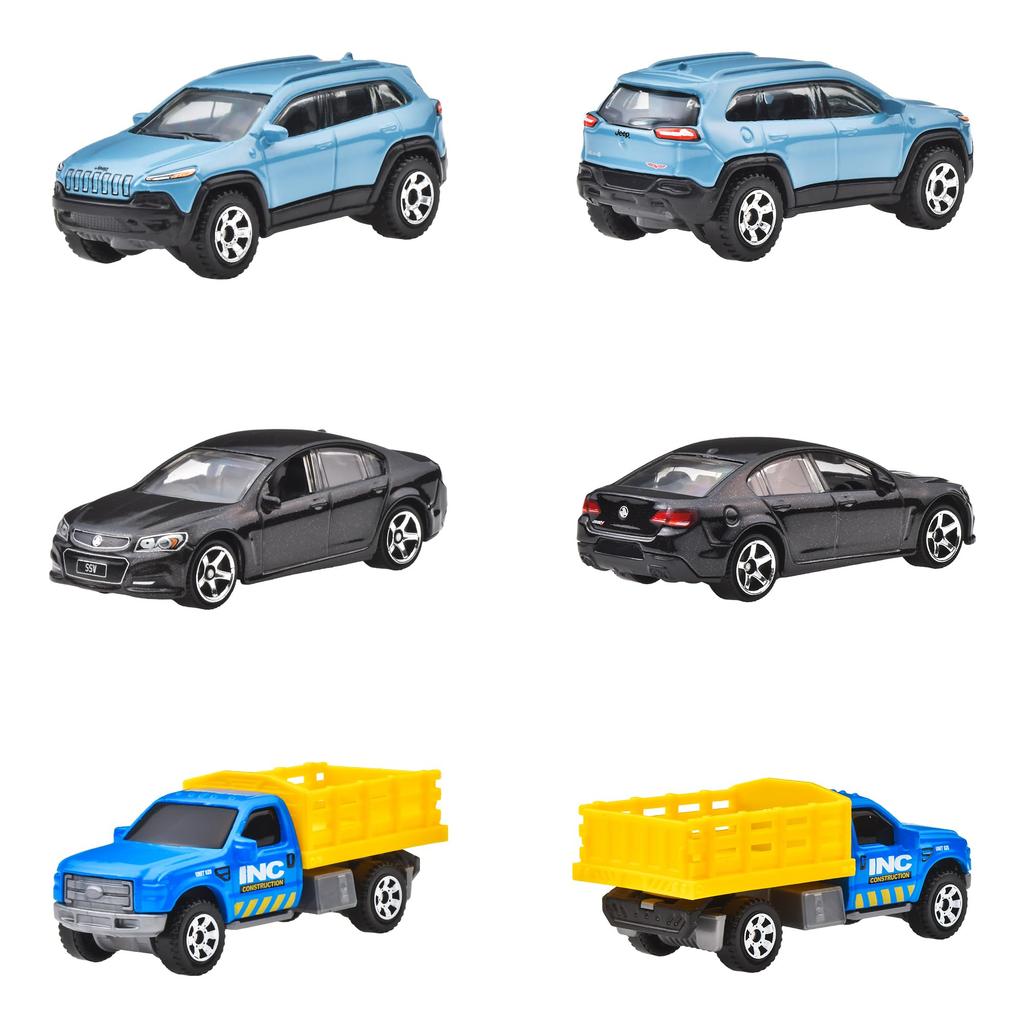 Matchbox Базовые машинки Ассортимент F Игрушка-транспорт Мини-коробка Возраст Машинки, Набор из 24 машинок, Набор, 3+, Многоцелевой, 98CF-30782