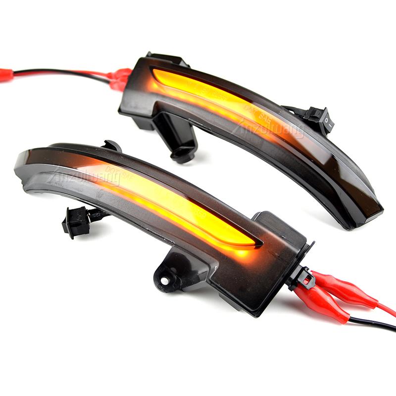 2pcs Flashing Water Dynamic Blinker LED Turn Signal Side Mirror Light Lamp For Renault Megane IV Talisman 2016-