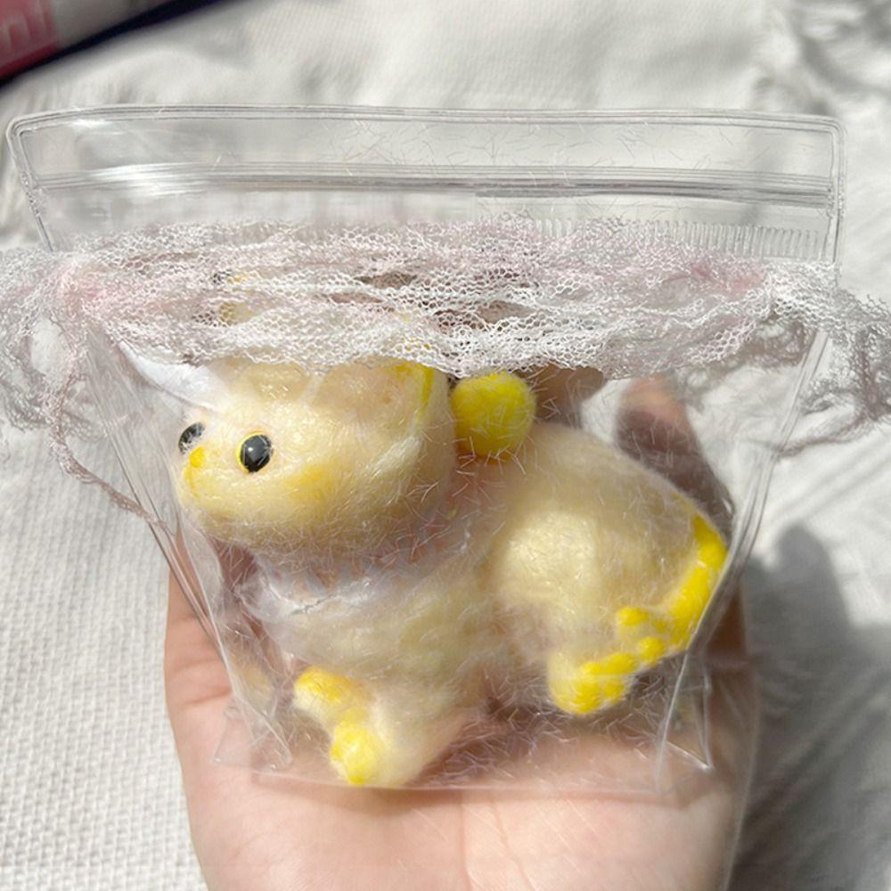 Kawaii Feel щипающая игрушка для пальцев креативная детская игрушка для снятия стресса плюшевые кошки игрушка с медленным отскоком