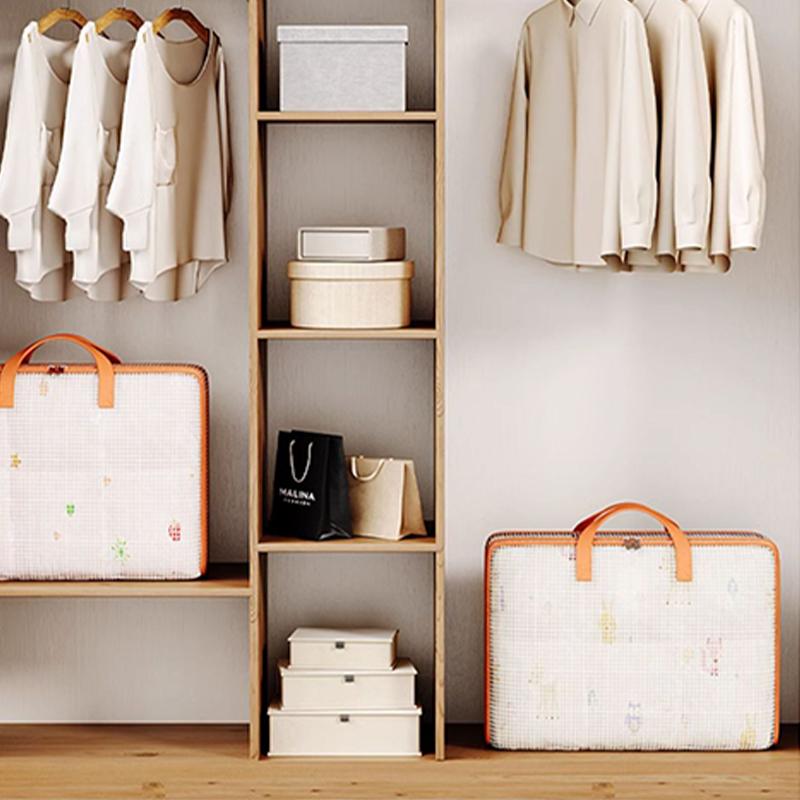 Большая вместительная сумка для хранения одежды, водонепроницаемый шкаф, органайзер для гардероба, одеяло, подушка, органайзер для одеял, пыленепроницаемый органайзер для постельных принадлежностей