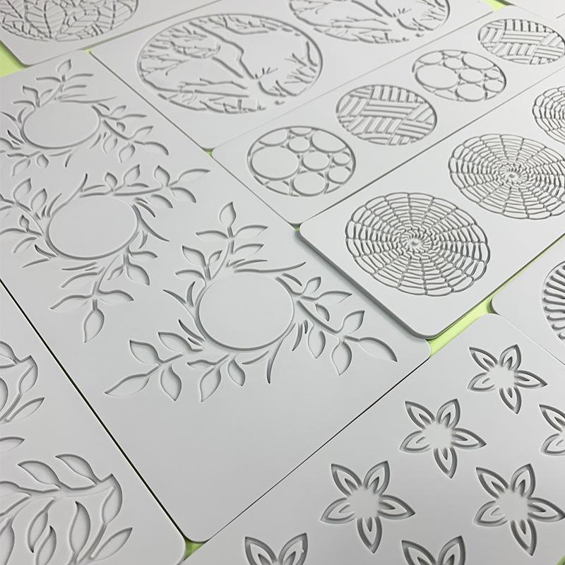 Лист Круг Кольцо Сахар Переворачивание Кружевная Подкладка Ветки Деревьев Овощ Западная Еда Украшения Молекулярная Кухня Выпечка Силиконовая Форма