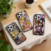 Граффити - Стиль Абстракция Чехол для телефона для iPhone 17,16,15,14,13,12,11 Plus,Pro Max,XS,Цветной Посеребренный Внутренний Чехол