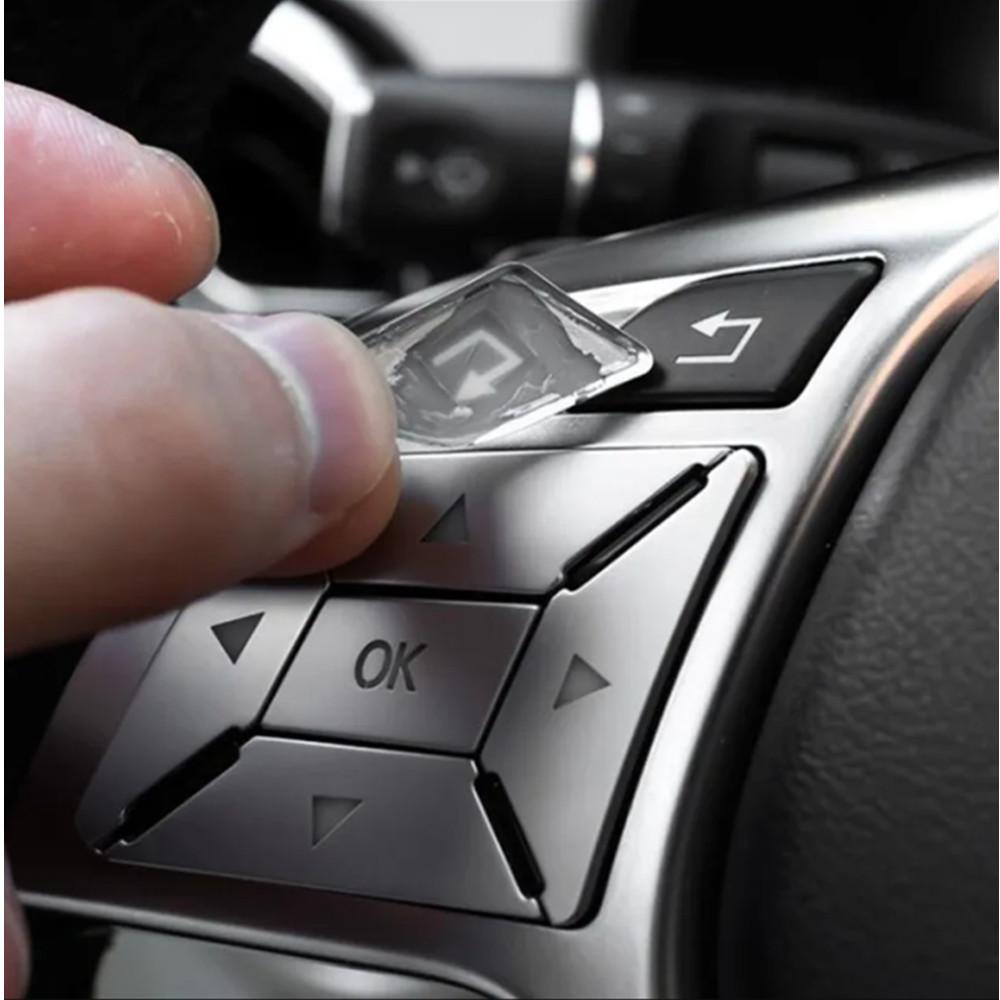 Для Benz ABCE CLA GLA ML GL GLK GLE Класс автомобиля Дверь Сиденье Память Регулировка стеклоподъемника Руль Кнопка Переключатель Отделка Наклейки