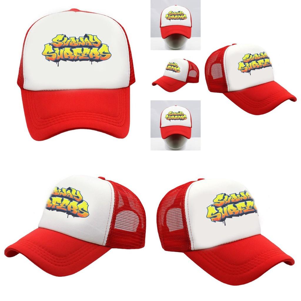 Бейсболка Subway Surfers Защита от УФ лучей Дышащая Унисекс Летняя шляпа для улицы Для фанатов