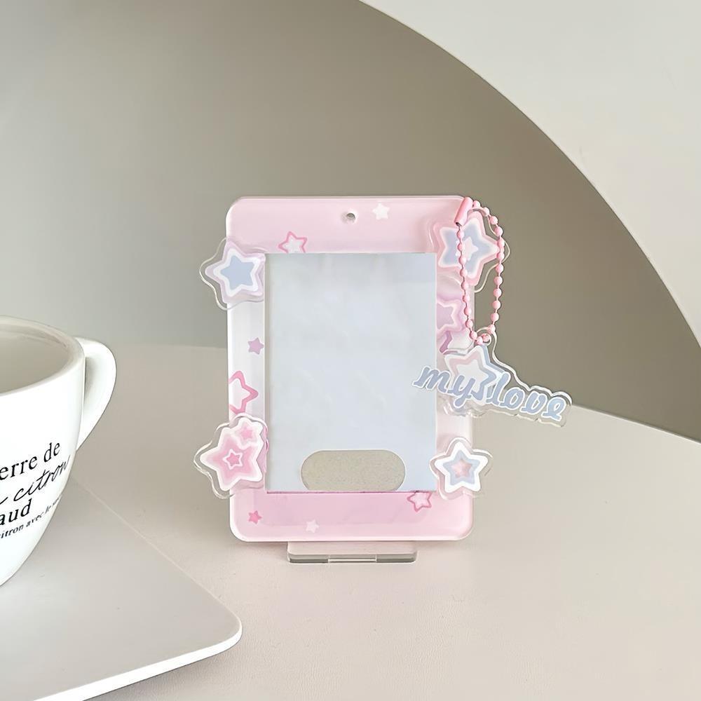Star Korean Style Card Holder Desktop Decoration ID Card Holders Student Card Cover  Student