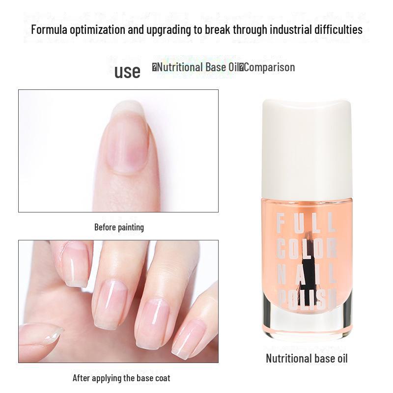 Long-lasting Quick-dry Waterproof Nail Polish Set - Tear-proof, No-bake Formula