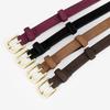 Women Leather Belt With Alloy Buckle For Business And Casual Wear
