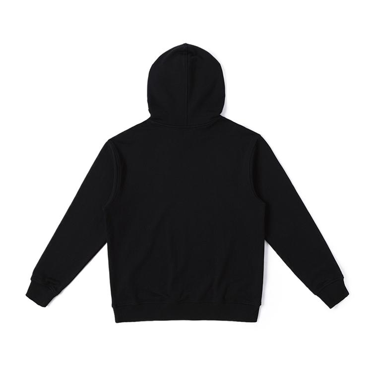 FW24 Удобная двусторонняя худи с лазерным принтом персонажа X-Crew, мужская, черная LMT009053204177K11000