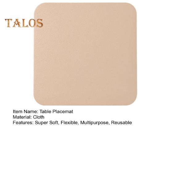 Обеденный стол Подставка для столовых приборов Яркий цвет Износостойкий нескользящий дизайн Круглый квадратный коврик для чашки Коврик для кружки