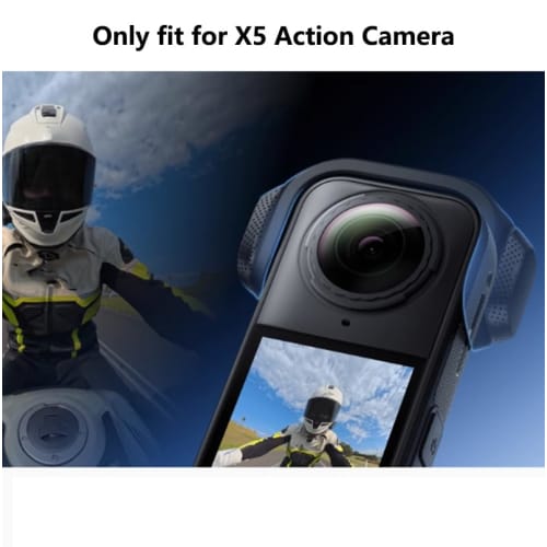 JOYSOG X5 Microphone Muff Foam Soundproof Noise Reduction Cover for Insta360 X5 Action Camera Microphone Wind Filter