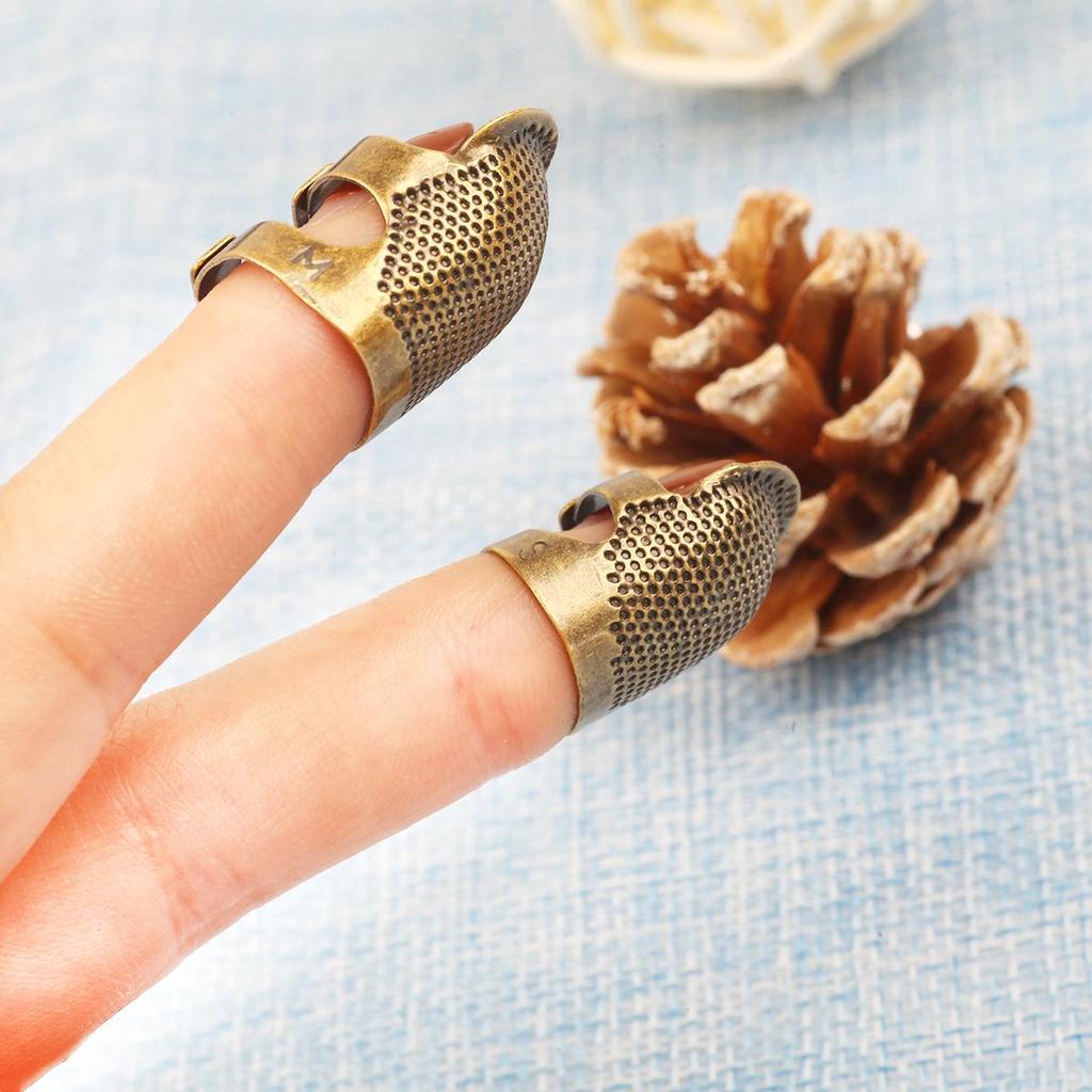 Винтажный металлический наперсток для защиты пальца для шитья и рукоделия