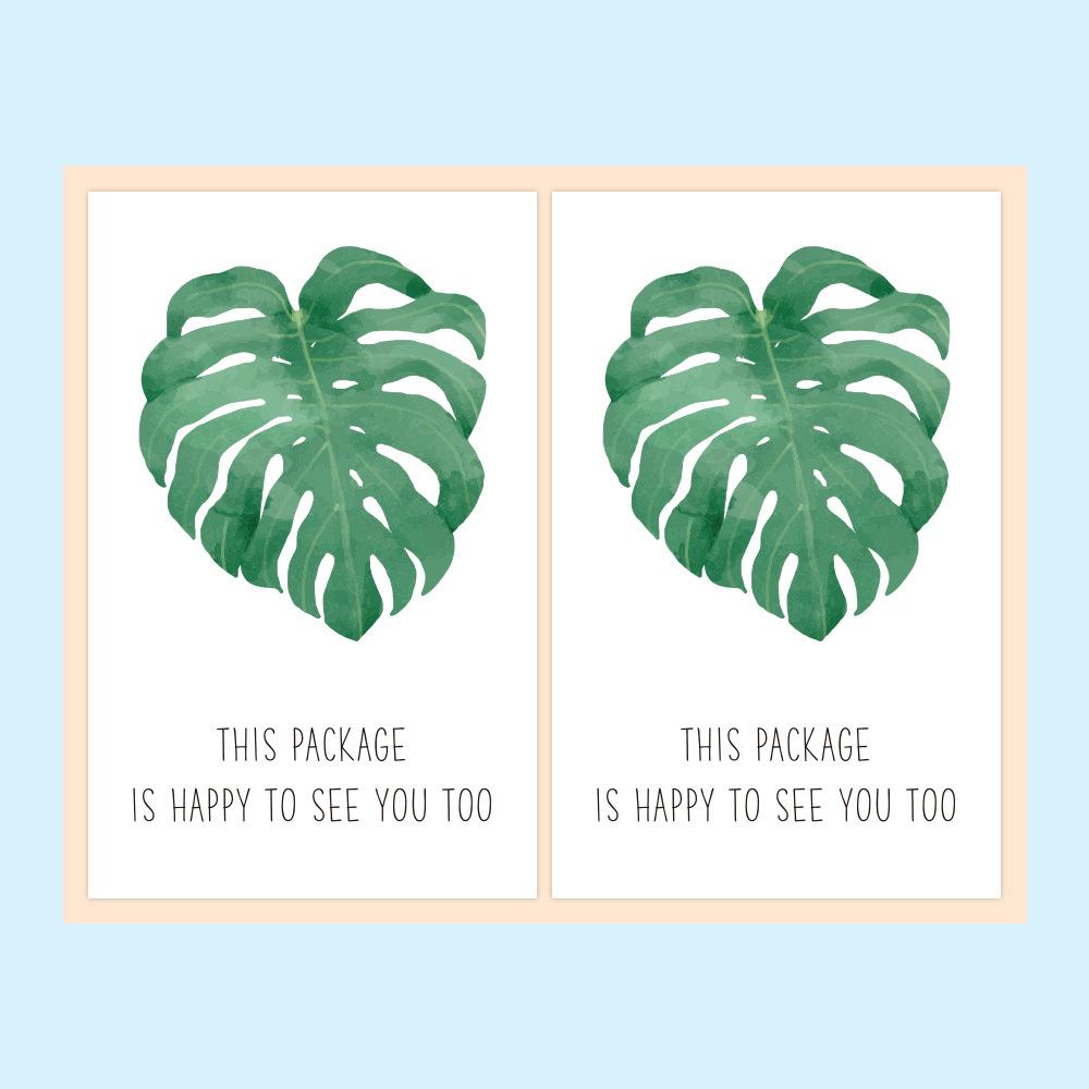 10-50Pcs/Pack This Package Is Happy To See You Too Stickers Seal Labels For Small Business Package Decor Thank You Stickers