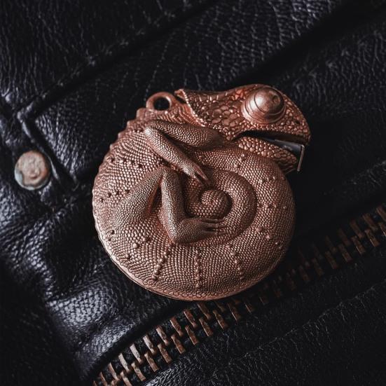 1/2Pcs Alloy Chameleon Retractable Tape Measure Portable Soft Flexible Measuring Tape Tailor Sewing Cloth Weight Loss Body Measurement Tape Ruler