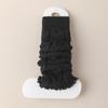 1Pair Figure Boot Cuffs Keep Warm Heap Sock Knitted Leg Covers Winter Wave Lace Crochet Versatile Calf