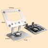 Foldable Laptop Bracket 360 Degree Rotation Tablet Holder Computer Base Stand  Heat Dissipation