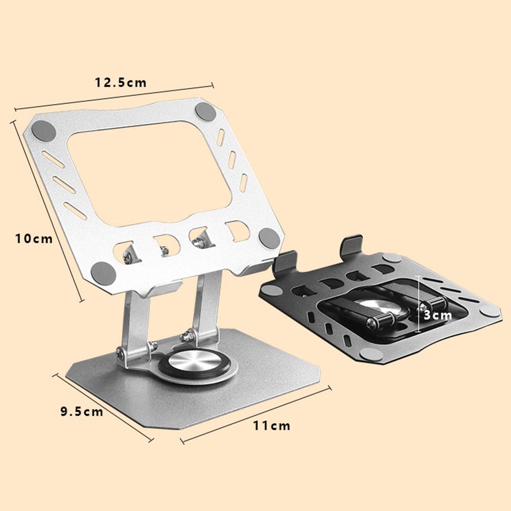 Foldable Laptop Bracket 360 Degree Rotation Tablet Holder Computer Base Stand Heat Dissipation