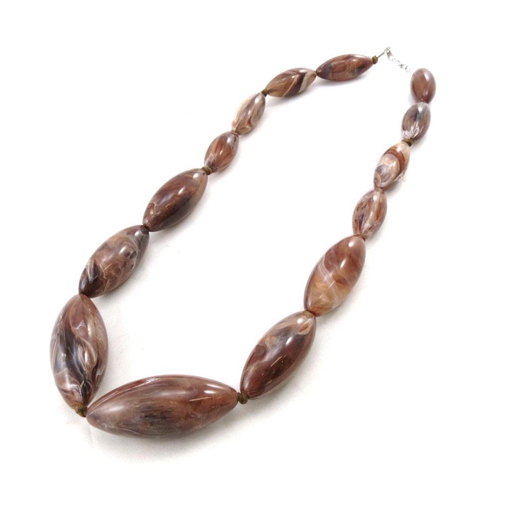 Les Trésors De Lily [D8295] — Коричневое дизайнерское колье «Даты»