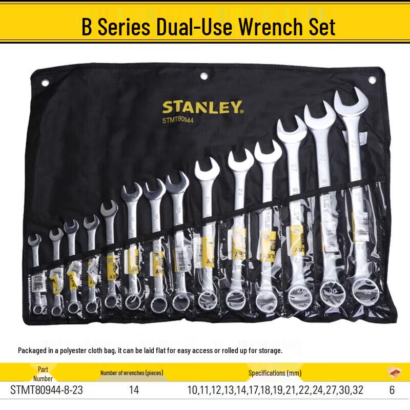 Набор из 14 комбинированных гаечных ключей Stanley