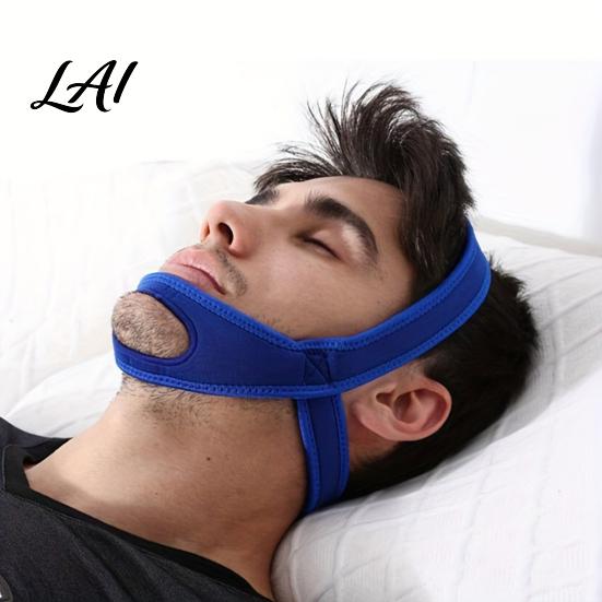 Sleeping Chin Strap Anti Snore for Sleeping Keeping Mouth Closed Adjustable Prevention Gear Breathing Jaw Strap Anti-Snoring Device Kids Adults