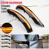 Для VW Volkswagen Touareg I MK1 7L Facelift 2007 2008 2009 2010 Автомобильный светодиодный динамический указатель поворота, мигалка, зеркальная лампа