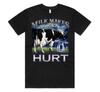 Milk Makes My Tummy Hurt T-shirt Top Funny Meme Lactose Tolerant Gift Retro