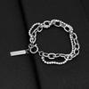 Браслет с пряжкой из пружинной цепи, модный браслет Ins Neutral Fengshui, мужской и женский браслет