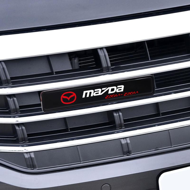 Наклейка на решетку радиатора автомобиля, эмблема, эмблема на решетку, светодиодная эмблема для 3 bk 6 gg 2 CX3 CX5 CX7 CX9 CX30 Demio Bt50 323 RX8 2 Mazda 3 Mazda 6 CX-5 CX5