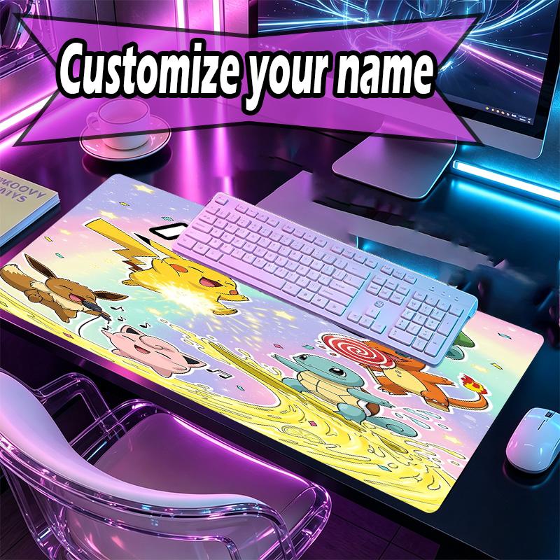 Custom Name Personalized card game Pattern Mousepad, Laptop PC Desk Mat, Decorative Desk Mat for Home Keyboard Pad Gift