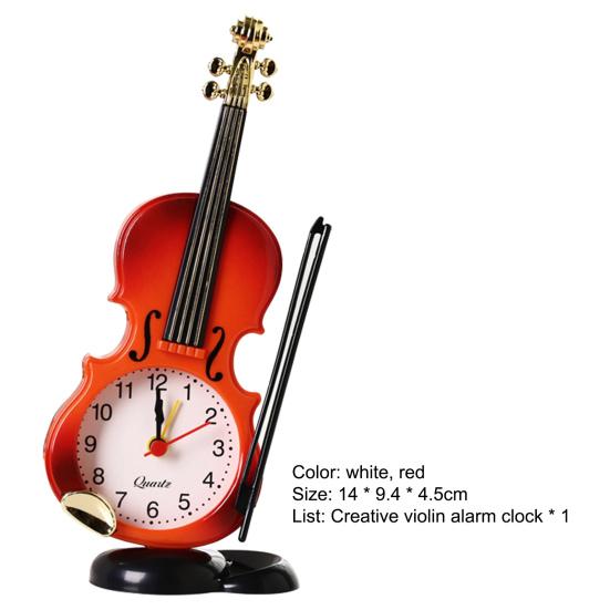 Будильник Точный модный Ative Lucid вечерние домашний циферблат Винтаж украшение для скрипки механический будильник