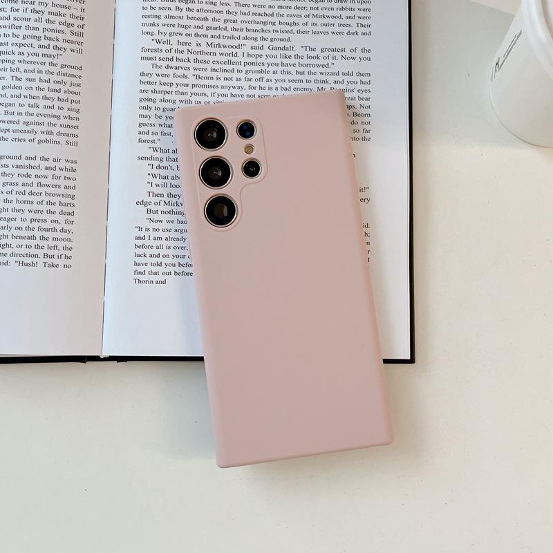 Подходит для Samsung Galaxy S25 Жидкий силиконовый чехол для мобильного телефона S23 Ultra Полностью закрывающий противоударный чехол Мягкий чехол 24