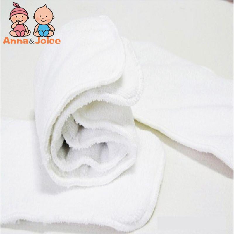 5pcs Baby Reusable Diaper Washable Ecological Cotton Diapers 3 Layers Cloth Nappies for Children Breathable Absorbent