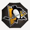 Penguins Hockey Automatic Opening and Closing, 8 rib Structure Portable Umbrella, Suitable for Men and Women in All Seasons  Perfect Gift fo