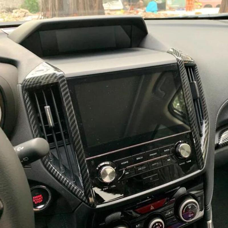 Center Console Air Condition Vent Cover For Subaru Forester 2018      Decoration Auto Interior Accessories