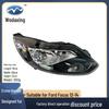 Передняя фара для Ford Focus 2012-2014, модель 8A69-13W029-AB, черный корпус.