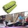 Коврик для йоги Полотенце Оборудование для упражнений Мягкая микрофибра Нескользящая ручка для путешествий в помещении