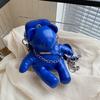 Маленькая нишевая сумка через плечо для женщин, суперпопулярная в Instagram, персонализированная сумка-телефон с плюшевым мишкой, известная в интернете сумка через плечо на цепочке с куклой