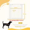 Baby Gate Pet Safety Gate Pressure Fit 76 81 Cm Wide With Two Way Open One Hand Opening