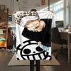 Фланелевое одеяло с принтом персонажей One Piece, Высококачественное, Удобное для всех сезонов, Декор для дома, Тепло и уют, Идеально для рождественских подарков
