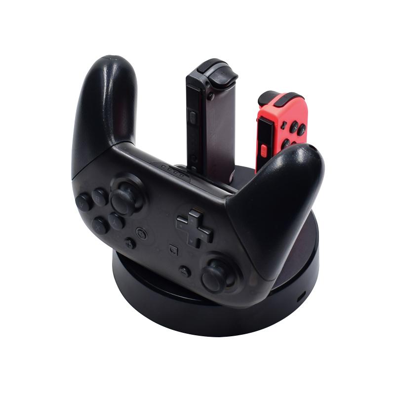 Portable Accessories For Nintendo Switch Controller Charger Docking Switch Joycon Station Ac Adapter Support 4 Joy-con Charging