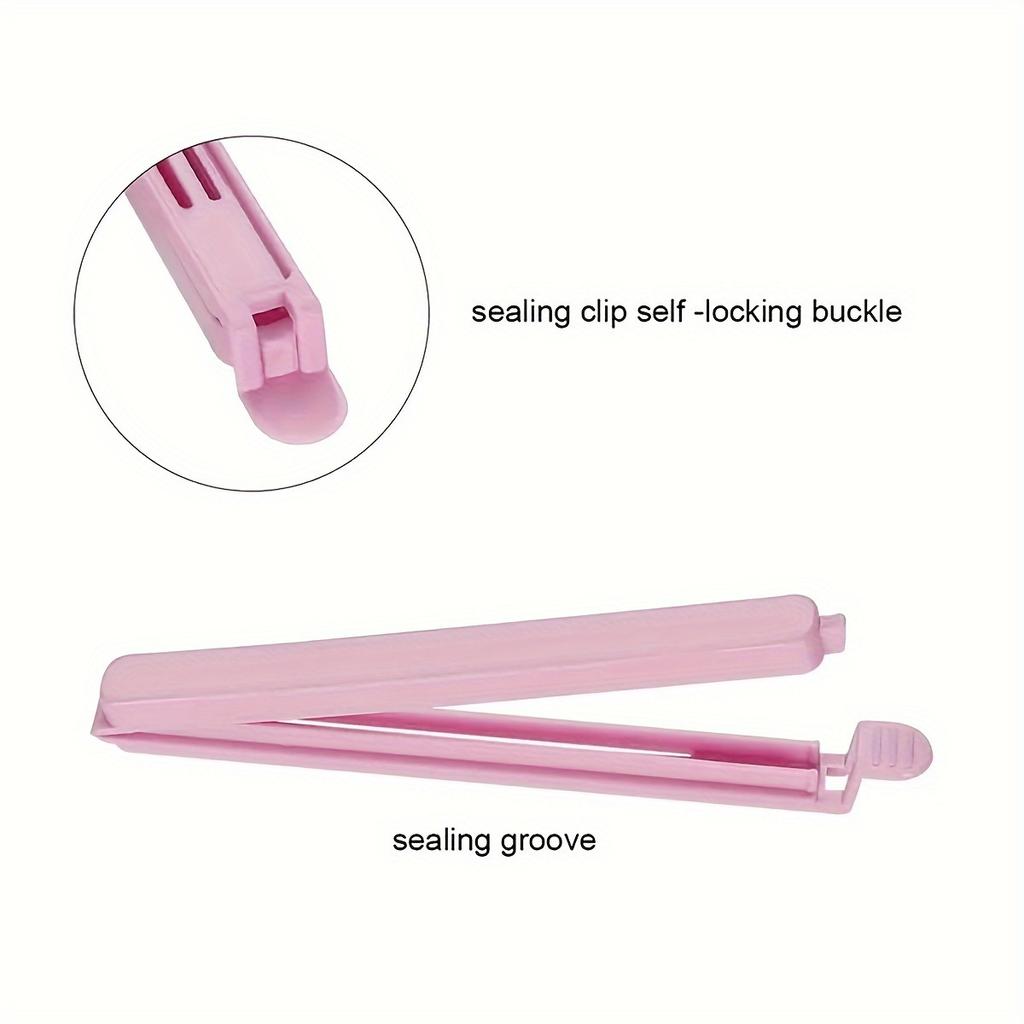 15 шт. разноцветных зажимов для чипсов в пищевых пакетах, большие/маленькие зажимы для закусок, зажимы для запечатывания пакетов для закусок