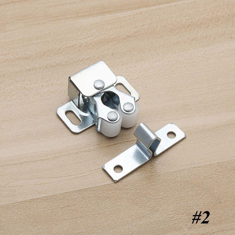 2SET Wardrobe Screws Hardware Magnet Closer Damper Buffer Cabinet Catches Door Stopper